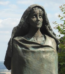 Statue of Hildegard of Bingen, Eibingen Abbey